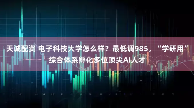 天诚配资 电子科技大学怎么样？最低调985，“学研用”综合体系孵化多位顶尖AI人才