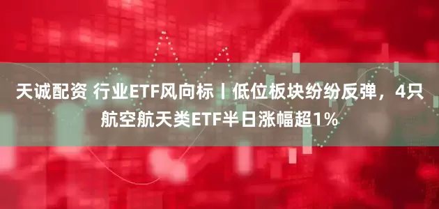天诚配资 行业ETF风向标丨低位板块纷纷反弹，4只航空航天类ETF半日涨幅超1%