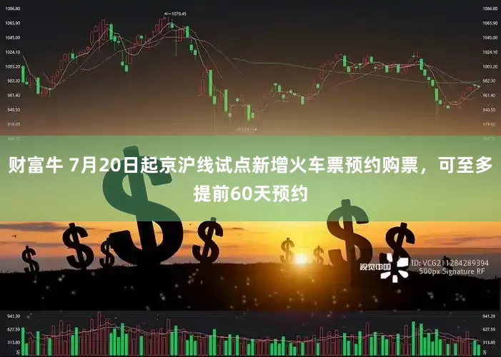 财富牛 7月20日起京沪线试点新增火车票预约购票，可至多提前60天预约